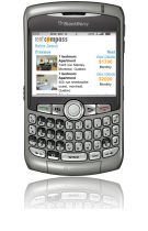 Apartment and house rentals search on the mobile phone
