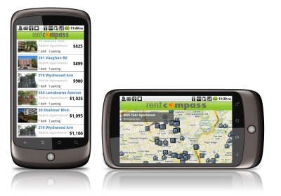 Apartments for rent on the Android