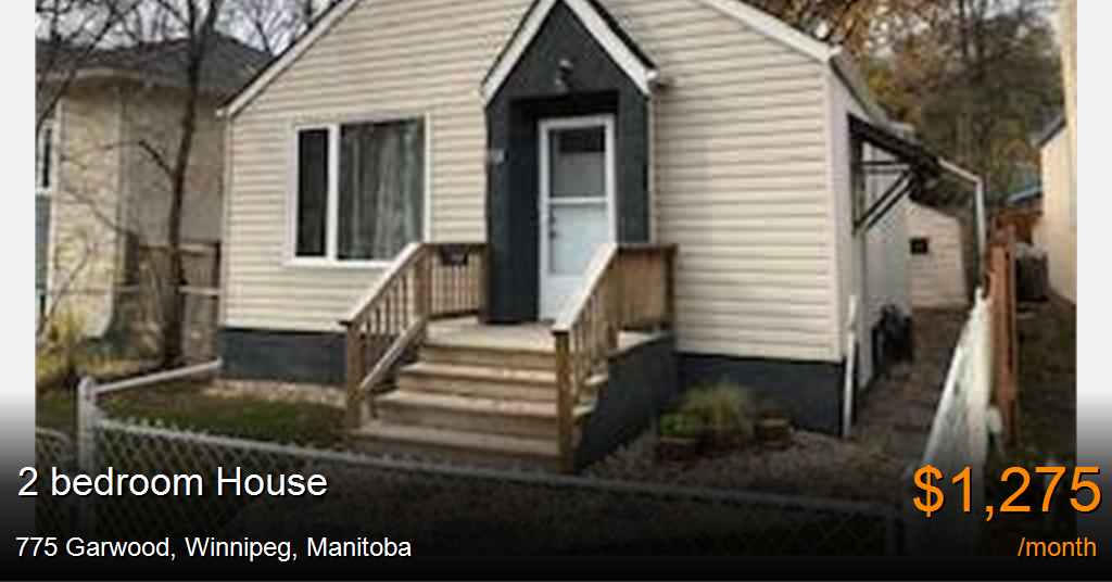 775 Garwood, Winnipeg House for Rent