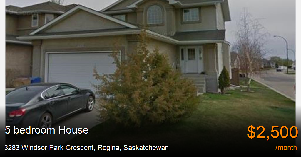 3283 Windsor Park Crescent, Regina House for Rent