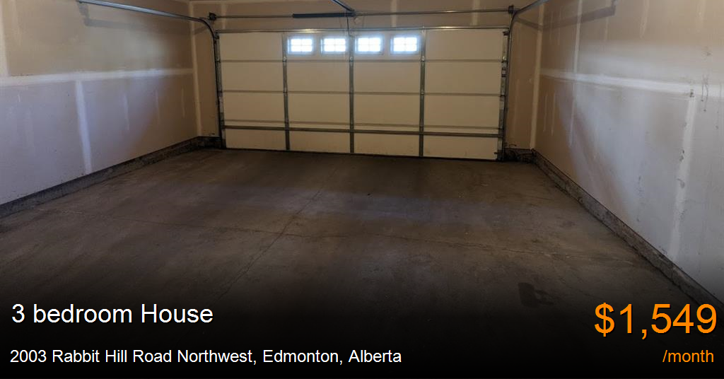 2003 rabbit hill road northwest, edmonton House for Rent