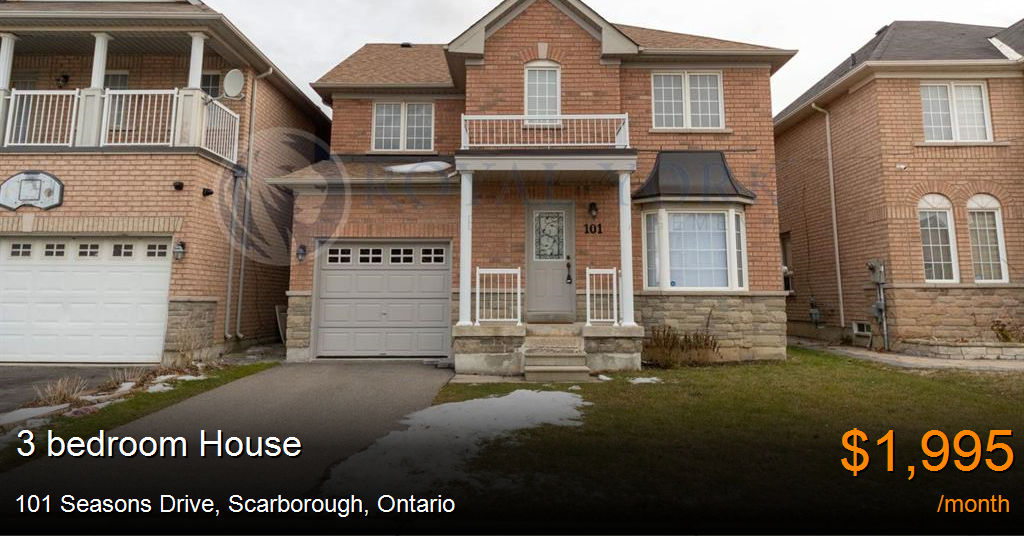 101 Seasons Drive, Scarborough House for Rent