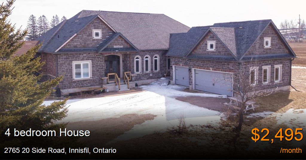 2765 20 Side Road, Innisfil House for Rent