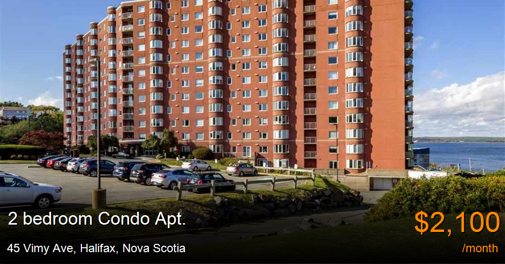 45 Vimy Ave, Halifax Condo Apt. for Rent