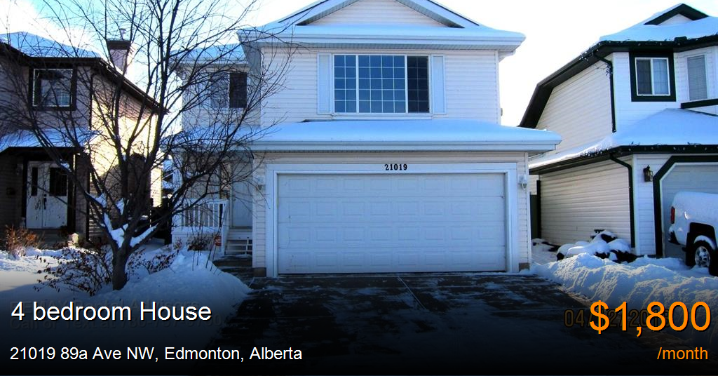 21019 89a Ave NW, Edmonton House for Rent