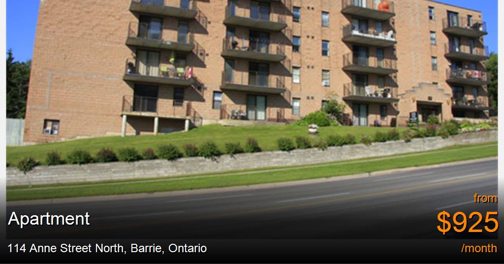 114 Anne Street North, Barrie Apartment for Rent