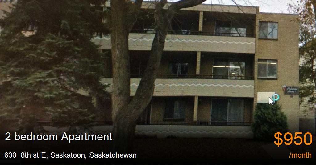 630 8th st E, Saskatoon Apartment for Rent