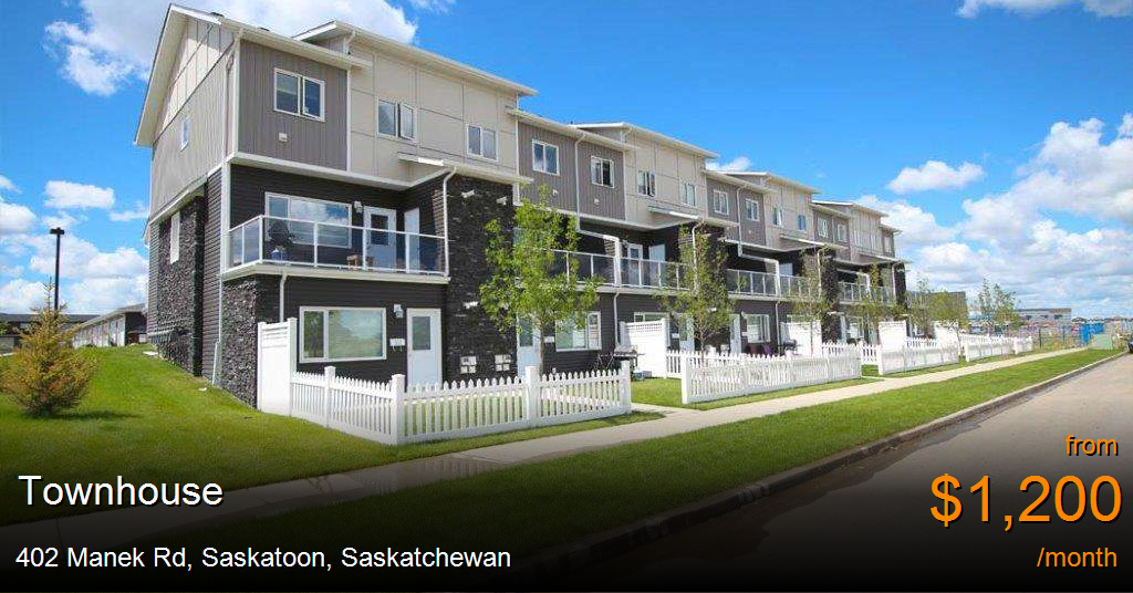 402 Manek Rd, Saskatoon - Townhouse for Rent