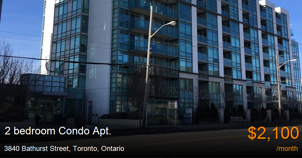 3840 Bathurst Street, Toronto Condo Apt. for Rent