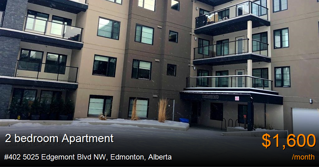 402 5025 Edgemont Blvd NW, Edmonton Apartment for Rent