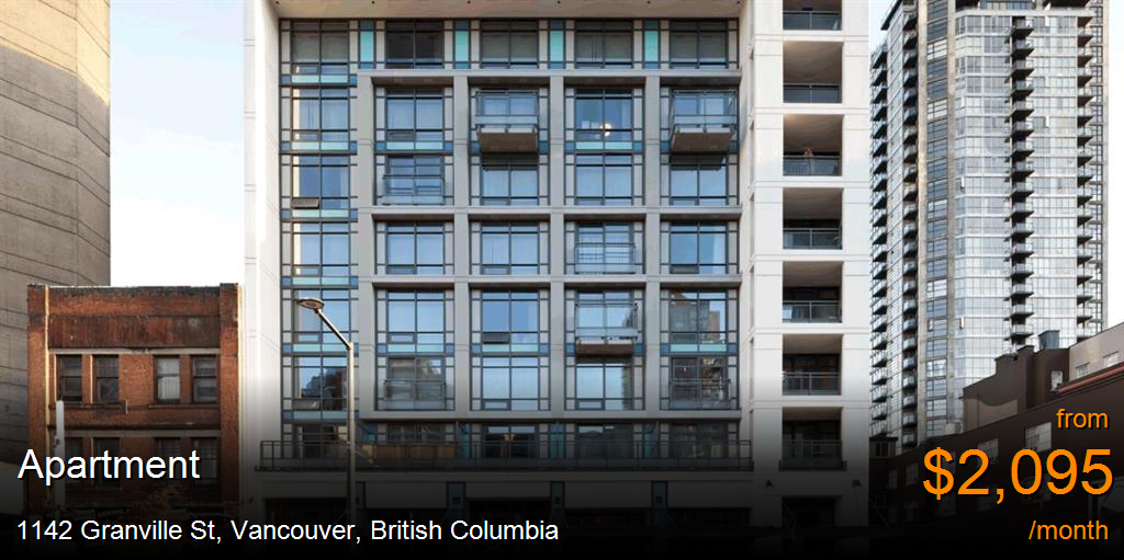1142 granville st, vancouver Apartment for Rent
