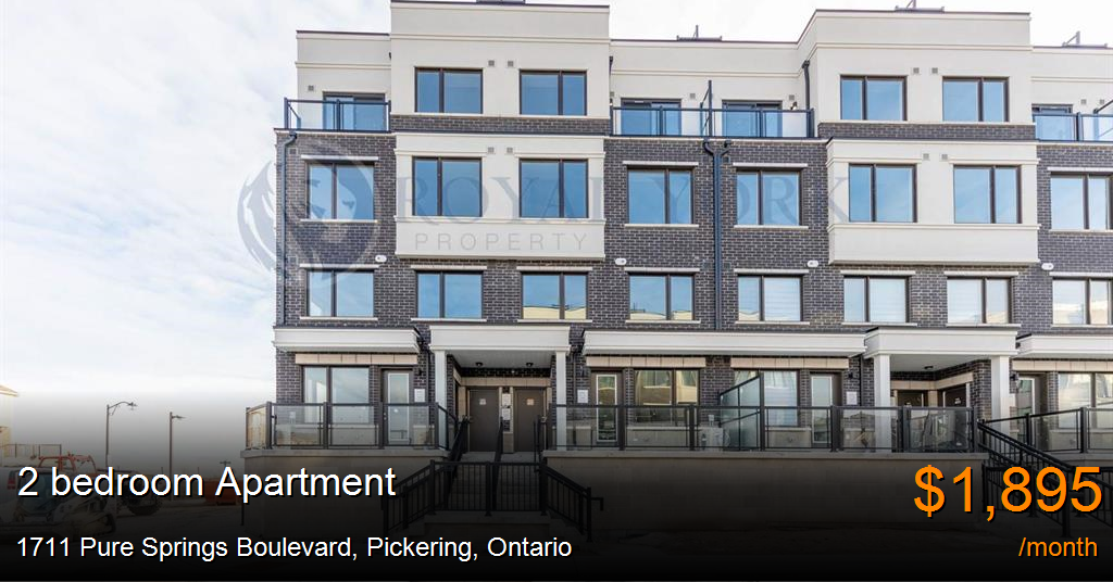 1711 Pure Springs Boulevard, Pickering Apartment for Rent