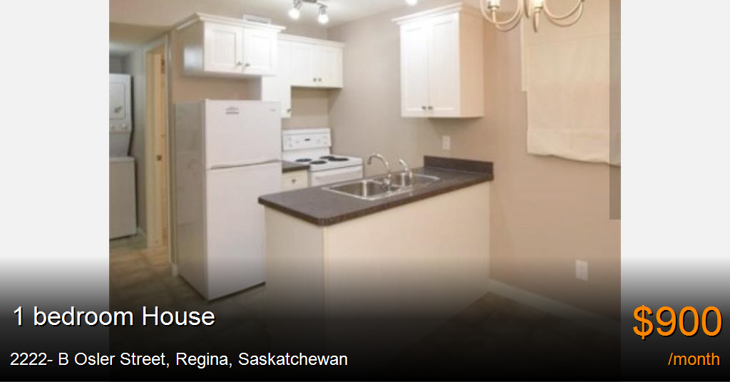2222 B Osler Street, Regina House for Rent