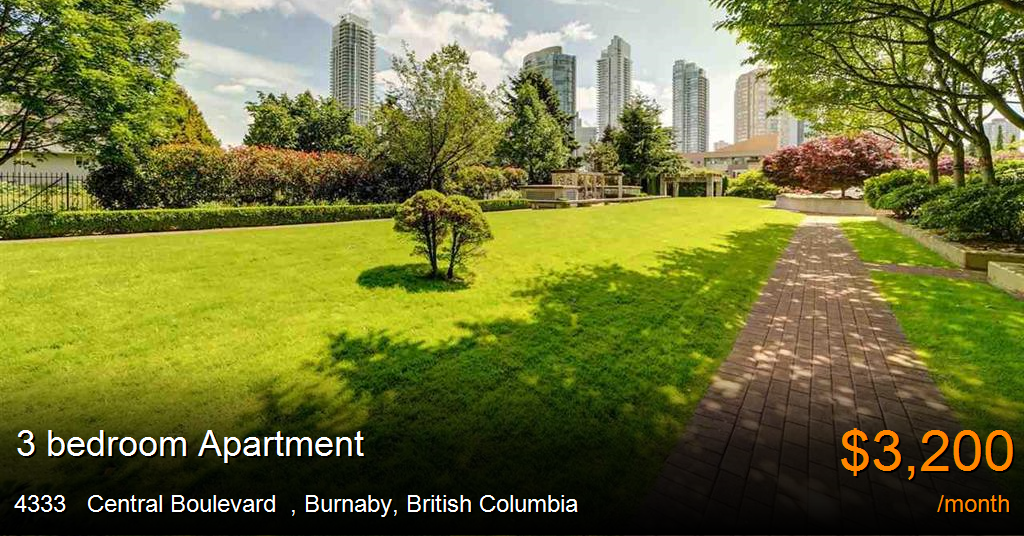 4333 Central Boulevard, Burnaby Apartment for Rent