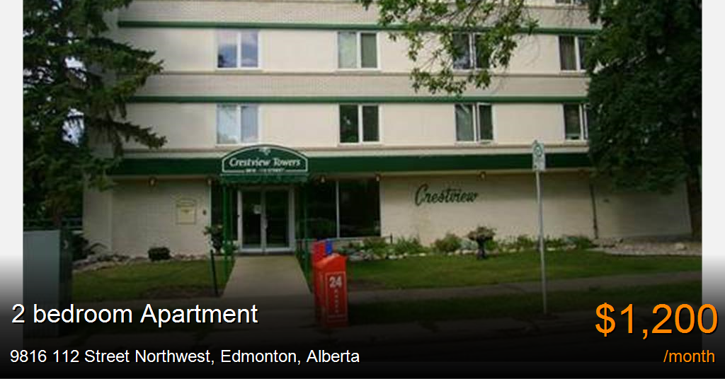 9816 112 Street Northwest, Edmonton Apartment for Rent