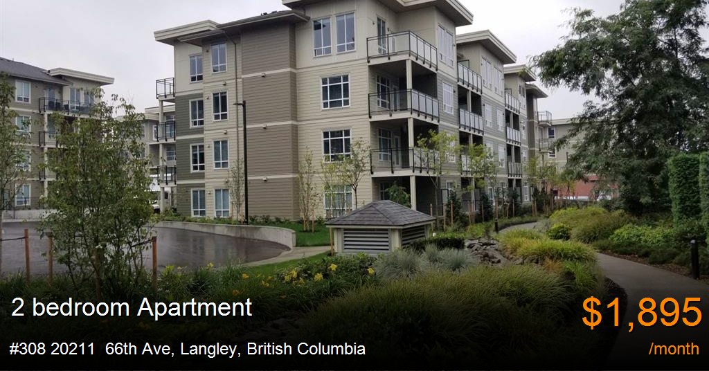 308 20211 66th Ave, Langley Apartment for Rent