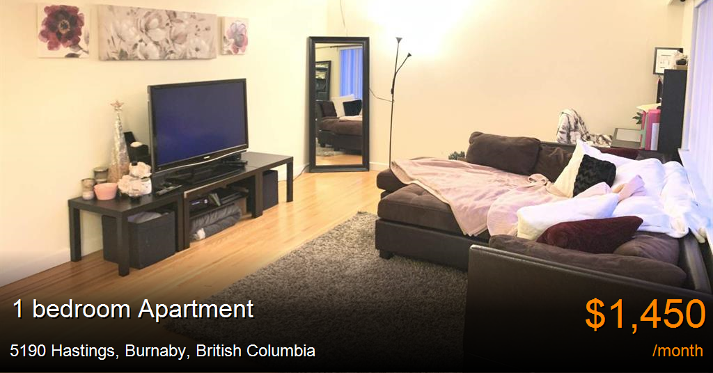 5190 Hastings, Burnaby Apartment for Rent