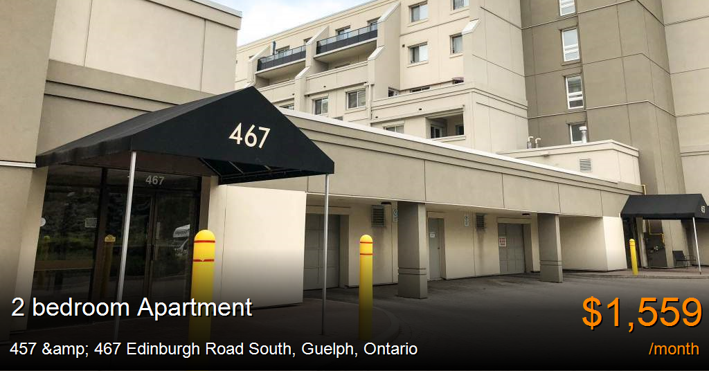 457 & 467 Edinburgh Road South, Guelph Apartment for Rent