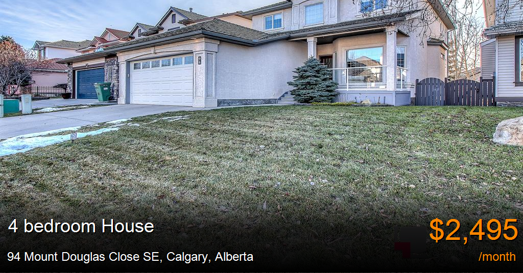 94 Mount Douglas Close SE, Calgary House for Rent