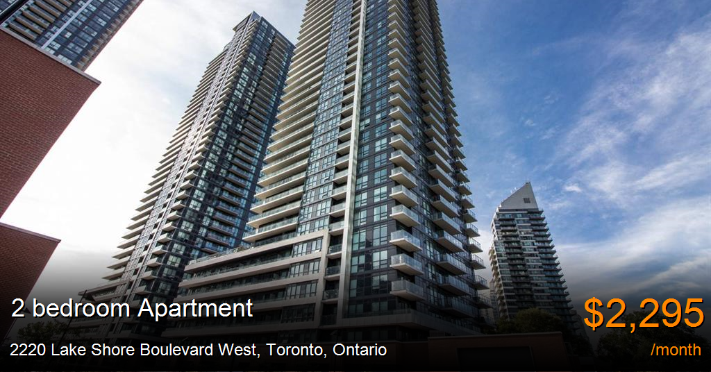 2220 Lake Shore Boulevard West, Toronto Apartment for Rent