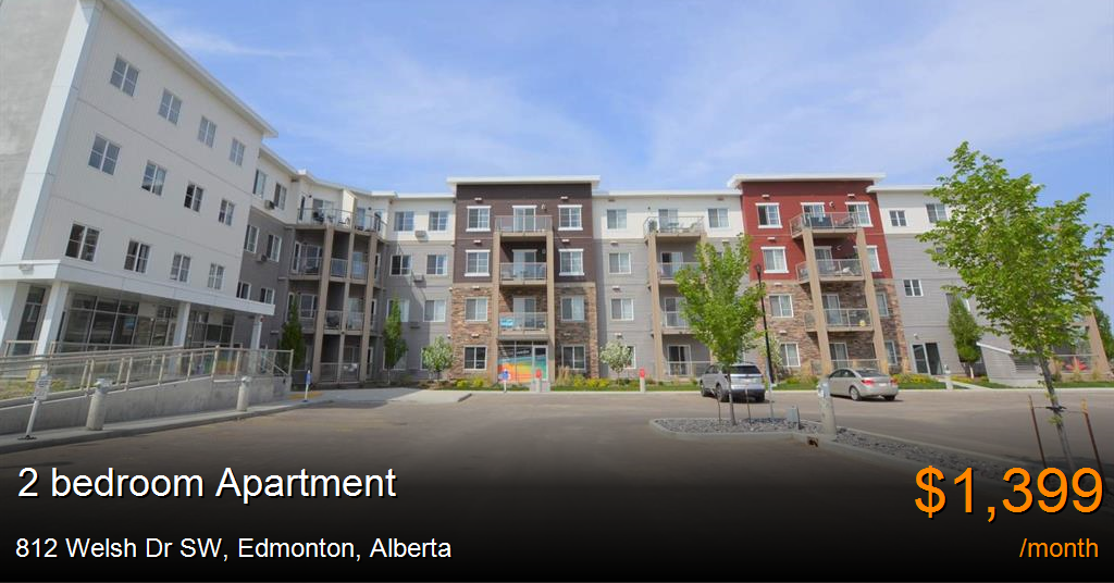 812 welsh dr sw, edmonton Apartment for Rent