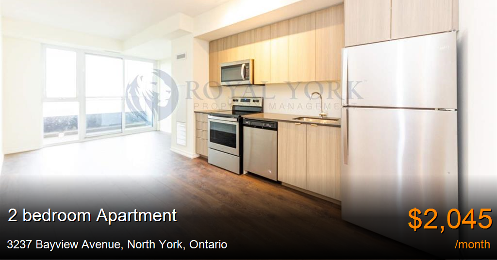 3237 Bayview Avenue, North York Apartment for Rent