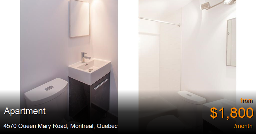 4570 queen mary road, montreal Apartment for Rent
