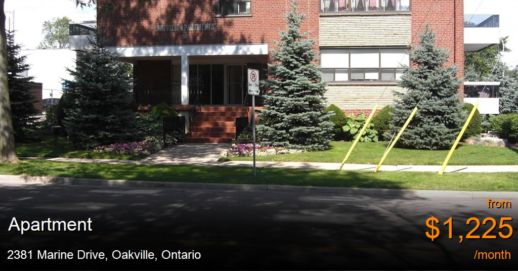 2381 marine drive, oakville Apartment for Rent