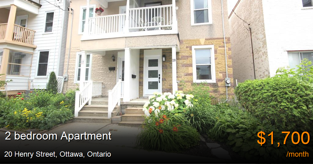 20 henry street, ottawa Apartment for Rent