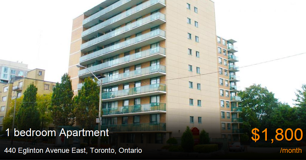 440 Eglinton Avenue East, Toronto Apartment for Rent