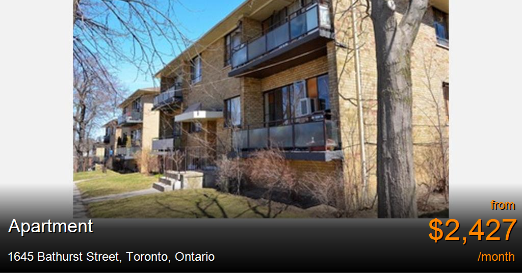 1645 bathurst street, toronto Apartment for Rent