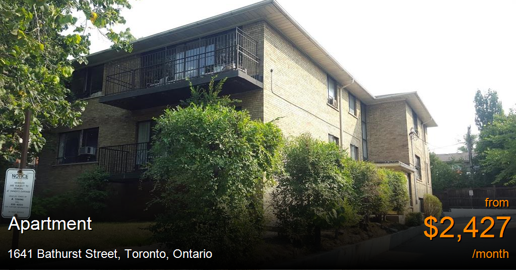 1641 bathurst street, toronto Apartment for Rent