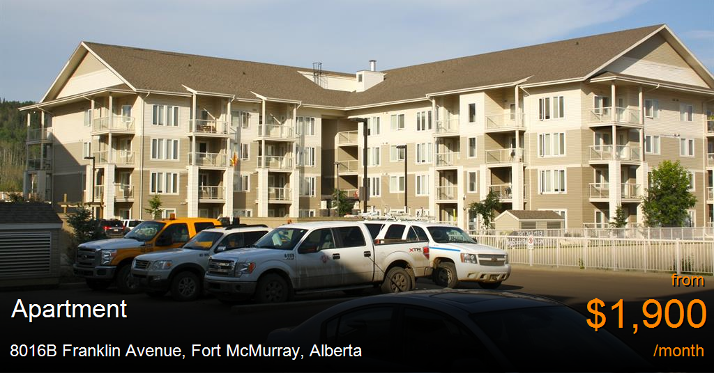 8016b franklin avenue, fort mcmurray Apartment for Rent