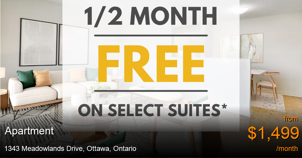 1343 Meadowlands Drive, Ottawa Apartment for Rent