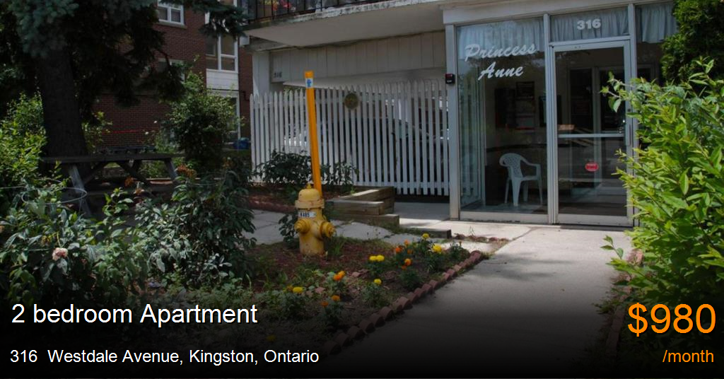 316 westdale avenue, kingston Apartment for Rent