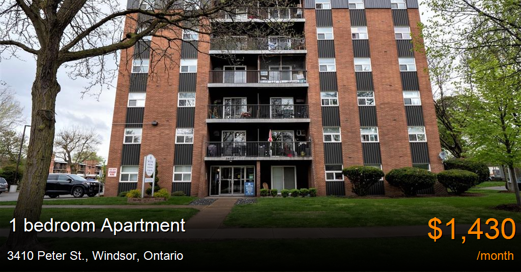 3410 Peter St., Windsor Apartment for Rent