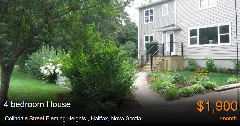 colindale street fleming heights, halifax House for Rent