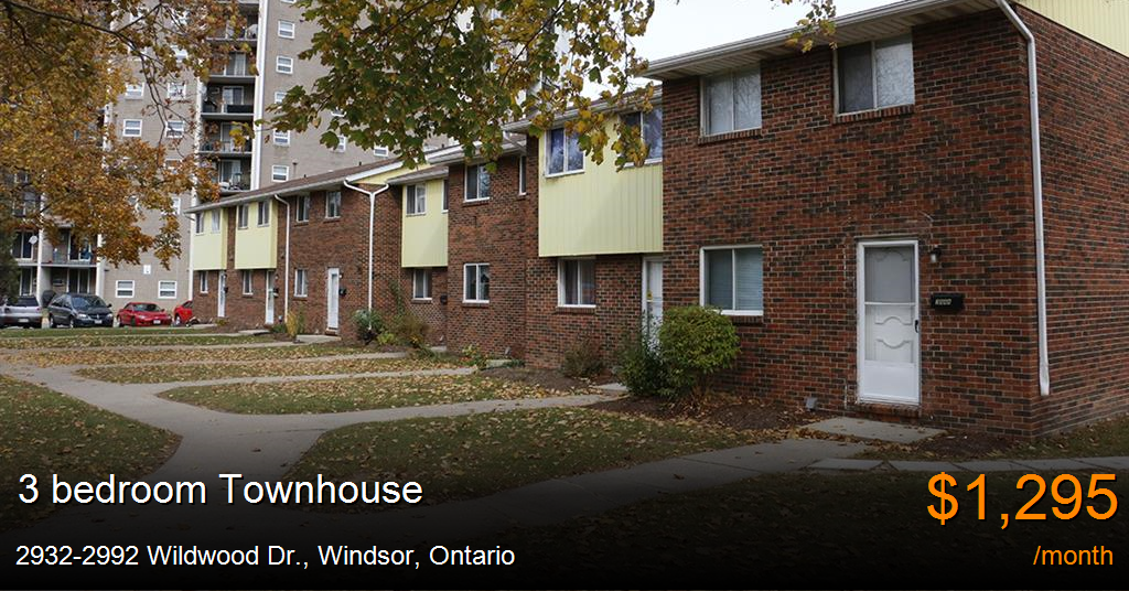 29322992 wildwood dr., windsor Townhouse for Rent
