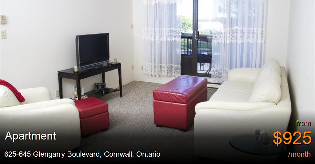 625645 glengarry boulevard, cornwall Apartment for Rent