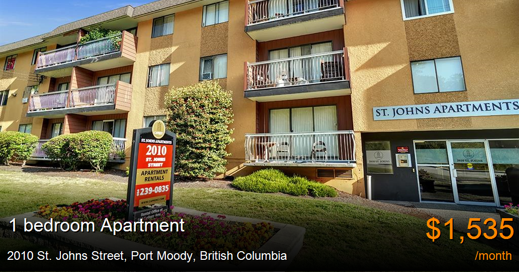 2010 St. Johns Street, Port Moody Apartment for Rent