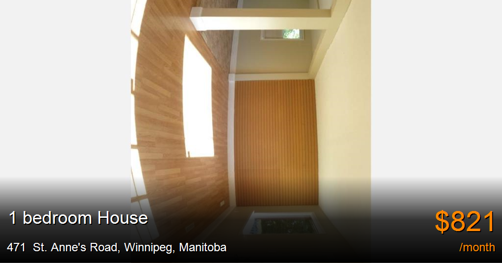 471 st. anne's road, winnipeg House for Rent