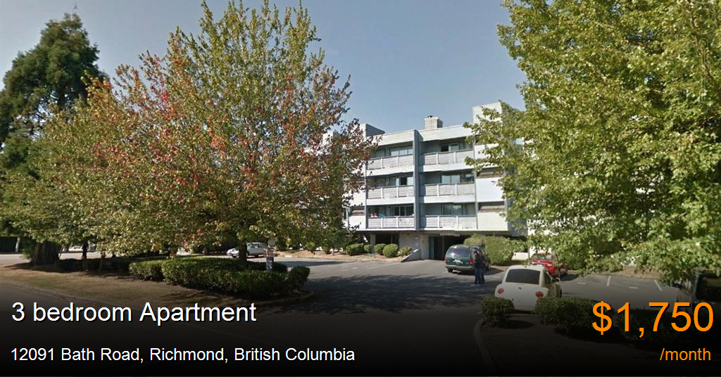 12091 bath road, richmond Apartment for Rent