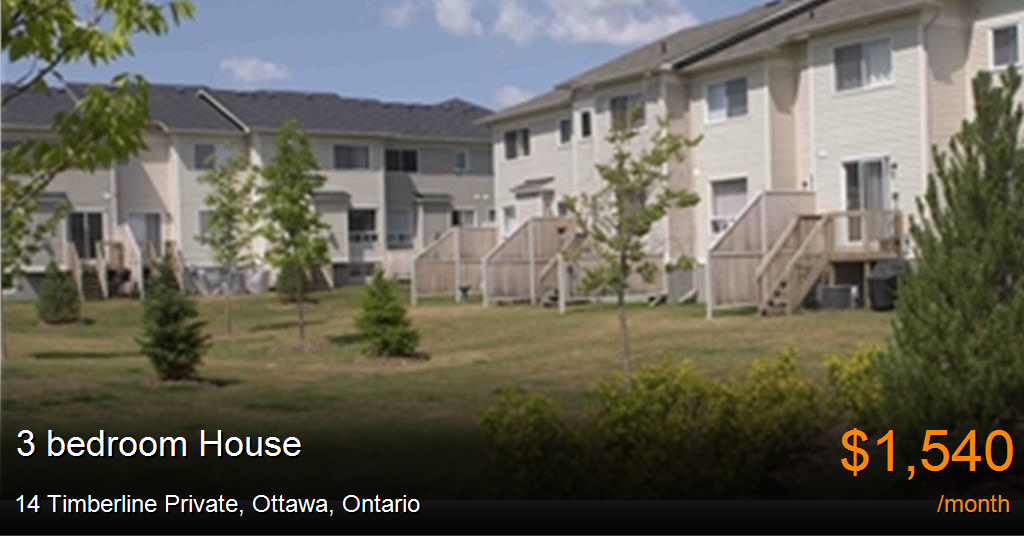 14 Timberline Private, Ottawa House for Rent B107657
