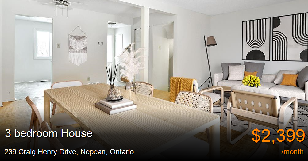 239 craig henry drive, nepean House for Rent