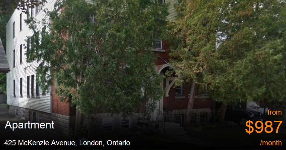 425 McKenzie Avenue, London Apartment for Rent
