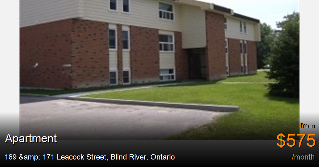 169 & 171 leacock street, blind river Apartment for Rent