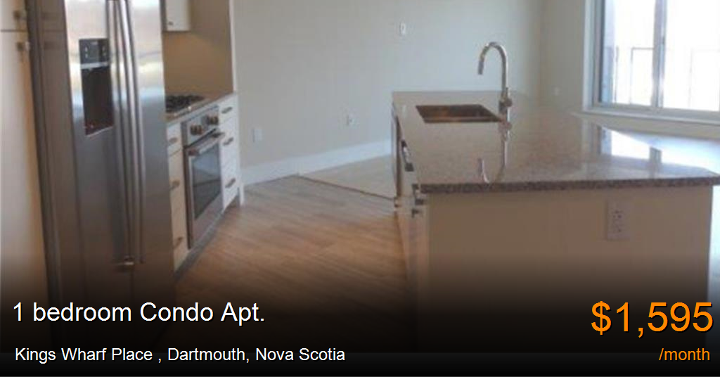 kings wharf place, dartmouth Condo Apt. for Rent