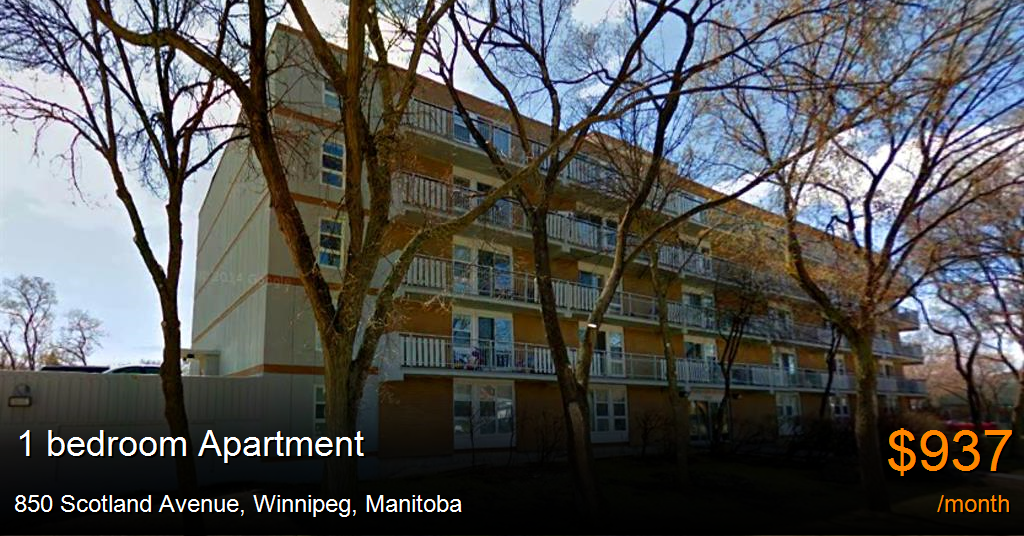 850 scotland avenue, winnipeg Apartment for Rent