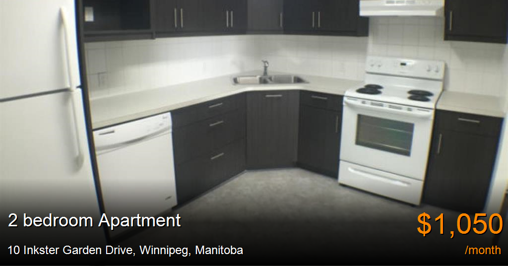 10 inkster garden drive, winnipeg Apartment for Rent