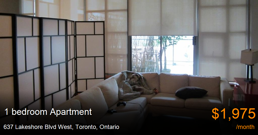 637 lakeshore blvd west, toronto Apartment for Rent